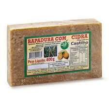 RAPADURA MINEIRA COM CIDRA 400G CASTILHO