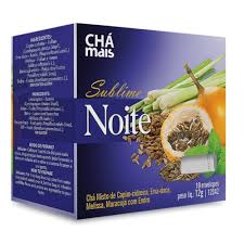 SUBLIME NOITE 10 SACHES 10G CHA MAIS