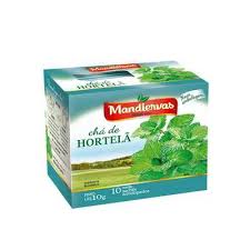 CHA DE HORTELA 10 SACHES 10G MANDIERVAS
