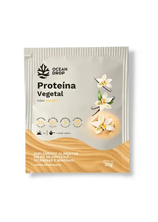 PROTEINA VEGETAL BAUNILHA 1 UNIDADE OCEAN DROP 30G