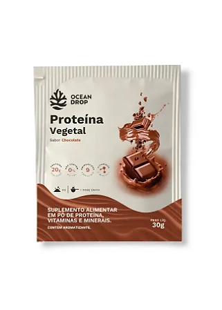 PROTEINA VEGETAL CHOCOLATE 1 UNIDADE OCEAN DROP 30G