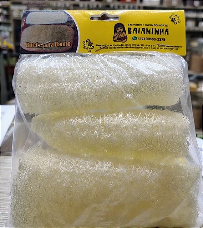 BUCHA VEGETAL PEQUENA BAIANINHA