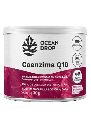 COENZIMA Q10 60 CAPSULAS 500 MG OCEAN DROP