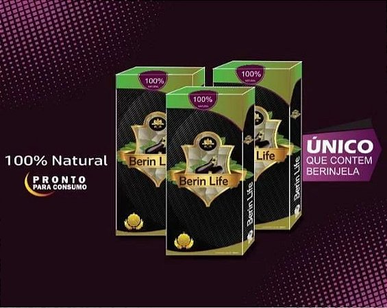 SUCO DE BERINJELA BERIN LIFE 500ML BERINLIFE