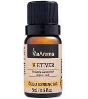OLEO ESSENCIAL VETIVER 10ML VIA AROMA VETIVERIA ZIZANIOIDES  VALIDADE 30 11 25