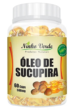 OLEO DE SUCUPIRA CAPSULAS 60X500 NINHO VERDE