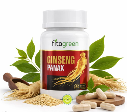 GINSENG COREANO PANAX 60 CAPSULAS 500MG NINHO VERDE
