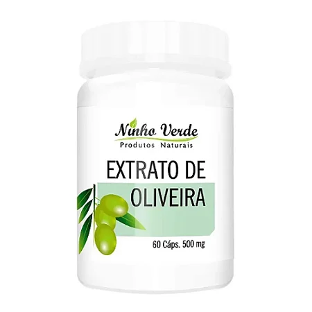 EXTRATO DE OLIVEIRA 60 CAPSULAS DE 500MG NINHO VERDE