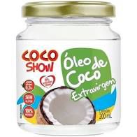 OLEO DE COCO EXTRA VIRGEM COCO SHOW COPRA 200ML
