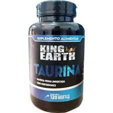 TAURINA 120 CAPSULAS DE 500MG KING EARTH