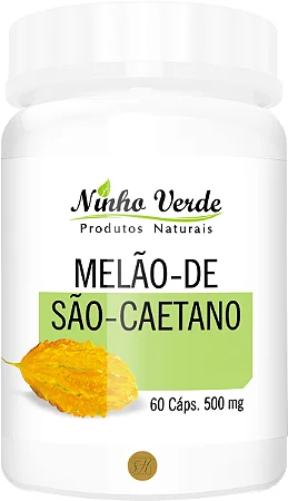MELAO DE SAO CAETANO MORMODICA 60 CAPSULAS 500MG NINHO VERDE