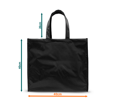 Bolsa em Nylon 70 c/Zíper - Tamanho: A=40 X L=40 X P=12cm