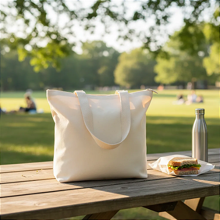 Ecobags Em Algodão Cru - 40x40 Aberta, Sem Zíper