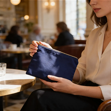 Necessaire Nccv em Brim - 15x20cm