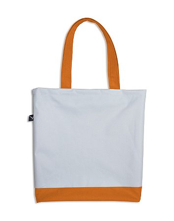Ecobag Bi-color c/ zíper Para Sublimação