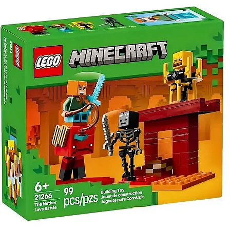 Lego Minecraft A Batalha de Lava no Nether 99 pcs