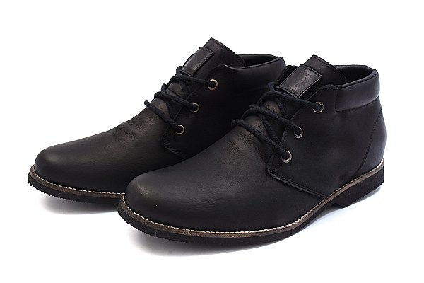 BOTA MASCULINA CASUAL EM COURO LEGÍTIMO FRANCA BRASIL COR PRETO SG 1100 TE