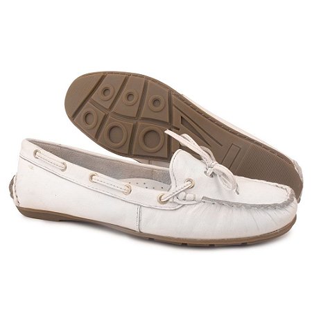 mocassim de couro legitimo feminino