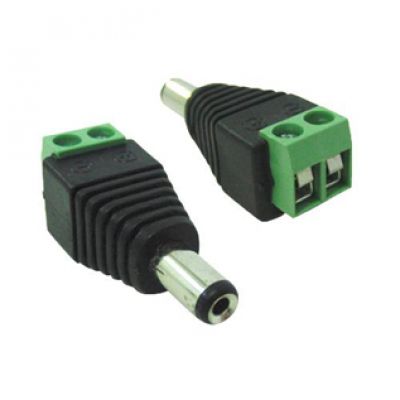 Conector P4 macho com borne para Câmera de Segurança