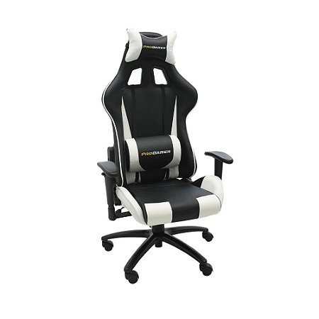 Cadeira Pro Gamer V2 Preto e Branco - Rivatti
