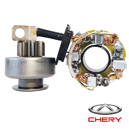 Impulsor de partida Chery Tiggo com Porta escovas BZM 4963