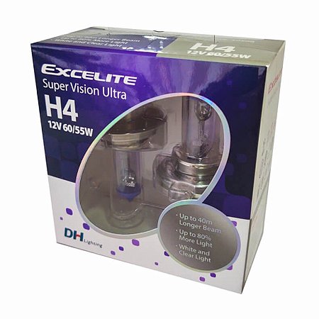 Lampada H4 12V 60/55W Super Vision Ultra EXCELITE