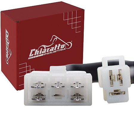 Conector Regulador Retificador de Voltagem Intruder VS 1400 GLP 1994-1995 Chiaratto