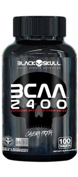 BCAA 2400 Black Skull 60 tabletes - R$39,90 - CWB Suplementos Importados