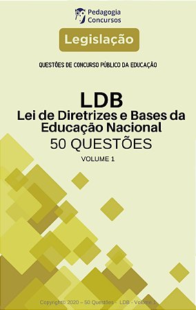 50 Questões LDB - Volume 1