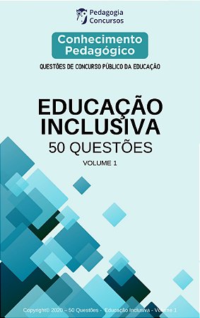 50 Questões sobre Educação Inclusiva - Volume 1