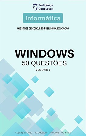 50 Questões de Informática - WINDOWS - Volume 1