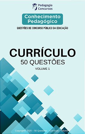 50 Questões sobre Currículo - Volume 1