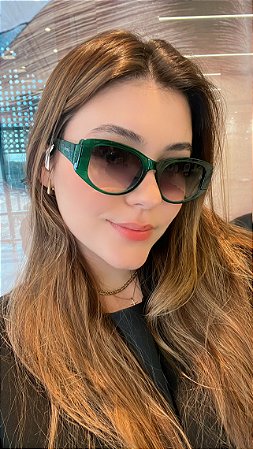 Óculo Solar Feminino verde VRoma