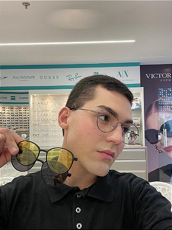 👓 LINEA OCCHIALI – Versatilidade e Estilo 3 em 1 (PRATA)