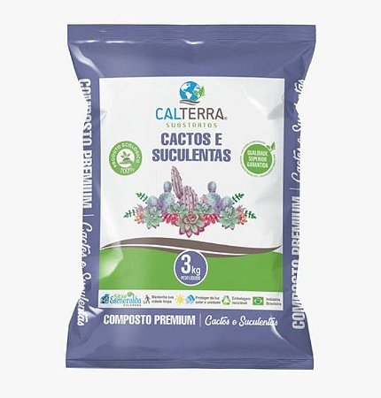 Substrato Composto Premium Para Cactos e Suculentas - 3 kg