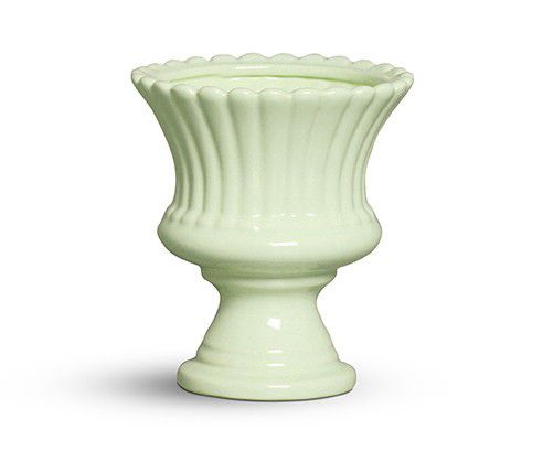 Vaso pequeno verde algodão doce