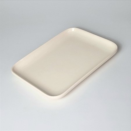 Travessa Retangular Creme Candy M