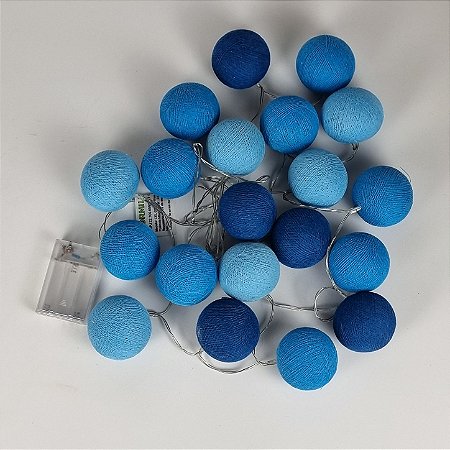 Cordão de luz - Tons de azul