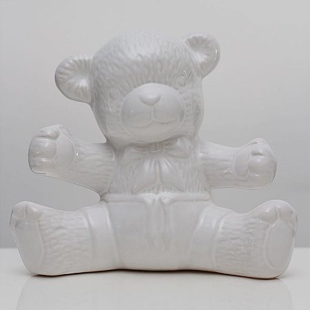 Urso de Louça Branco