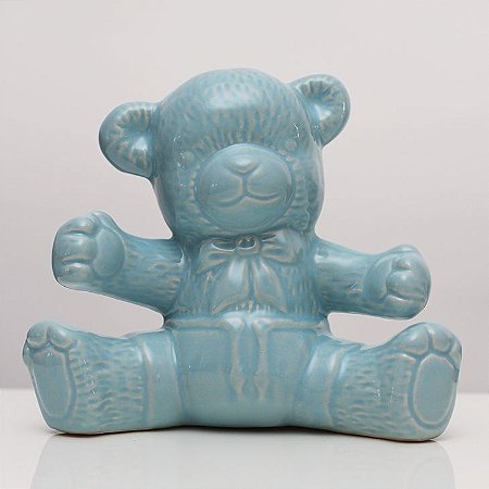 Urso de Louça Azul