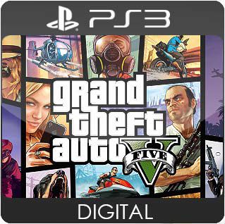 Gta 5 - Ps3 - Jogo Oficial - Envio na mesma Hora - Videogames - Bengui,  Belém 1256921859