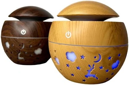 UMIDIFICADOR DE AMBIENTE, ILUMINACAO LED DECORATIVA, CAPACIDADE 200ML, BATERIA INTERNA RECARREGAVEL ON-UM633 TTD