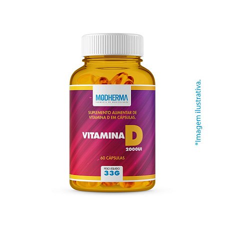 Vitamina D - 60 Cápsulas | Modherma