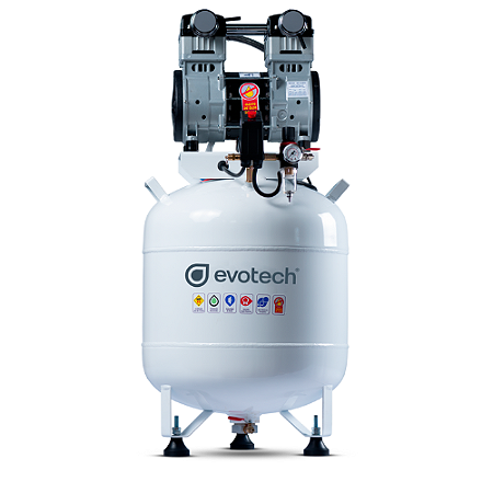 Compressor Odontológico 3 consultórios 65 Litros - Evotech