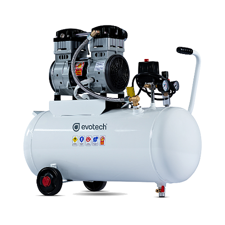 Compressor Odontológico 2 consultórios 50 Litros - Evotech