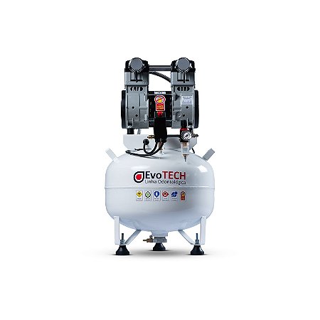 Compressor Odontológico 2 Consultórios 40 Litros - Evotech