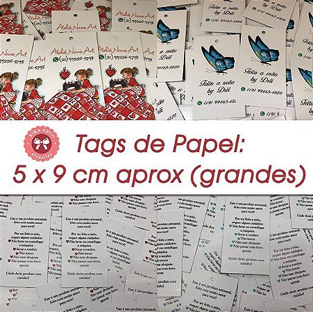 Tag de Papel Grande