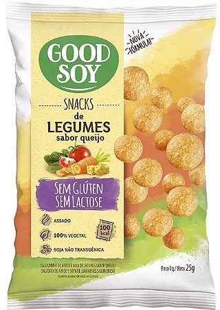 Salgadinho sabor Legumes com Queijo (25g)