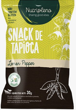 Snack de Tapioca sabor Lemon Pepper (30g)