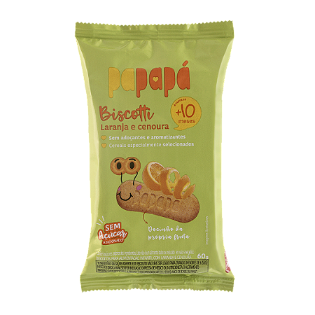 Biscoito Infantil Biscotti Laranja e Cenoura (60g)